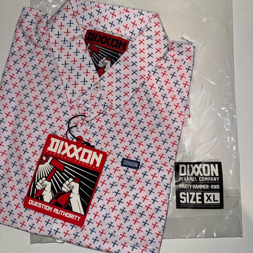**NWT DIXXON Party Hammer-RWB (White)